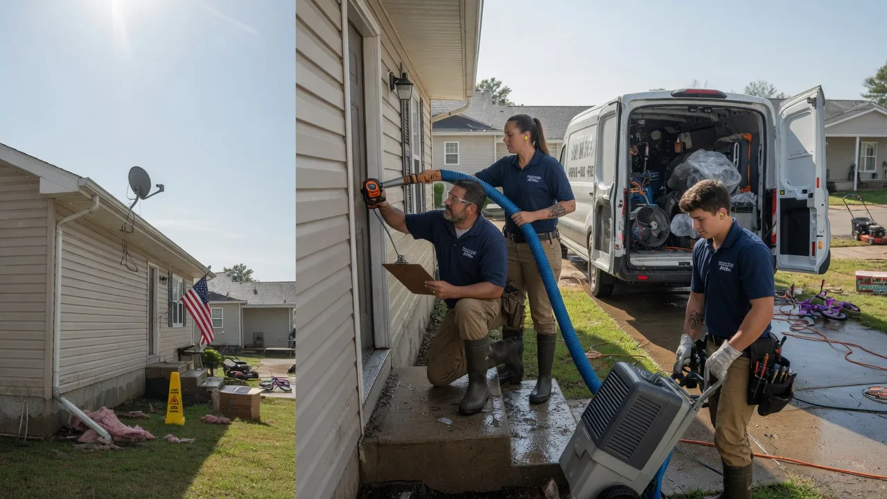 Ceiling Water Damage Restoration in Elco, PA near me